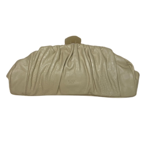 Louise et Cie Loni Clutch French Vanilla Leather Bag MSRP:...